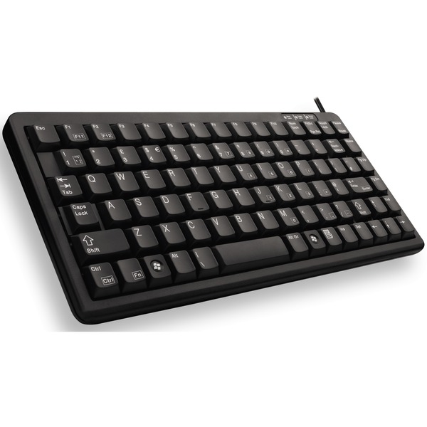 Mechanisch hurken niveau CHERRY Compact-Keyboard G84-4100, toetsenbord Zwart, US lay-out, Cherry  Mechanisch