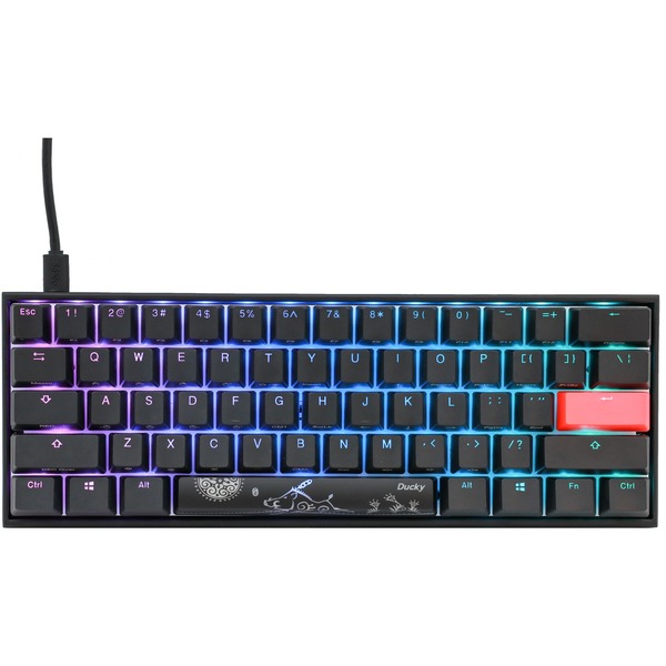 Ducky Mecha Mini RGB, gaming toetsenbord Zwart, US Cherry MX Brown, RGB 60