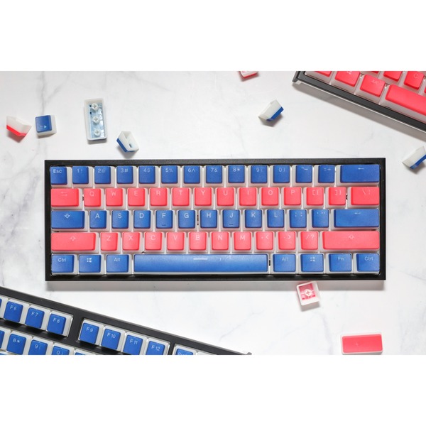 Ducky Pudding Keycap set Classic Blue Alpha keycaps PBT, US Layout