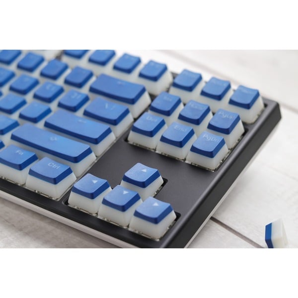 Ducky Pudding Keycap set Classic Blue Alpha keycaps PBT, US Layout