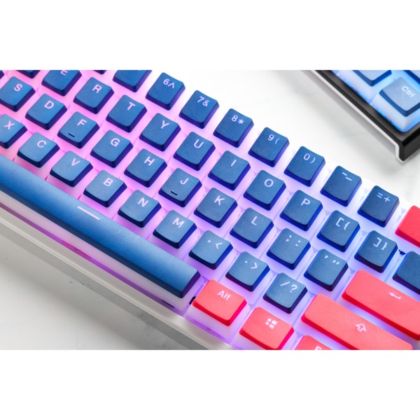 Ducky Pudding Keycap set Classic Blue Alpha keycaps PBT, US Layout