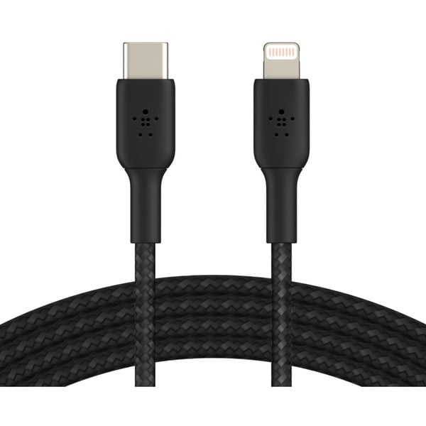 BOOSTCHARGE gevlochten USB-C naar Lightning kabel