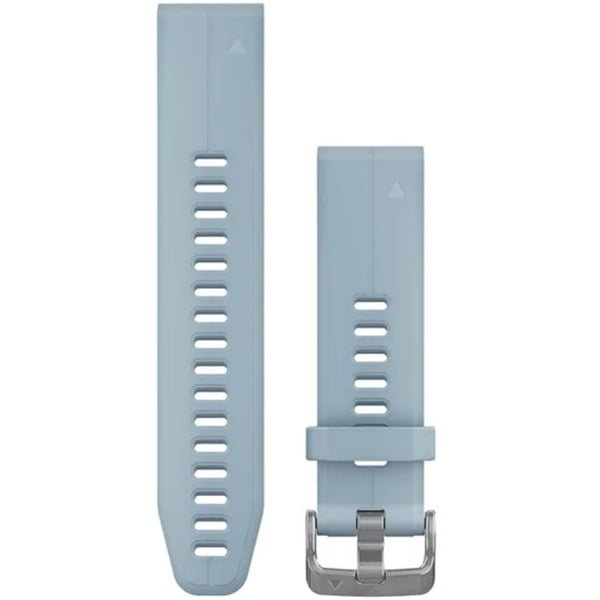 QuickFit 20 horlogebandje - Zeeschuimblauw silicone