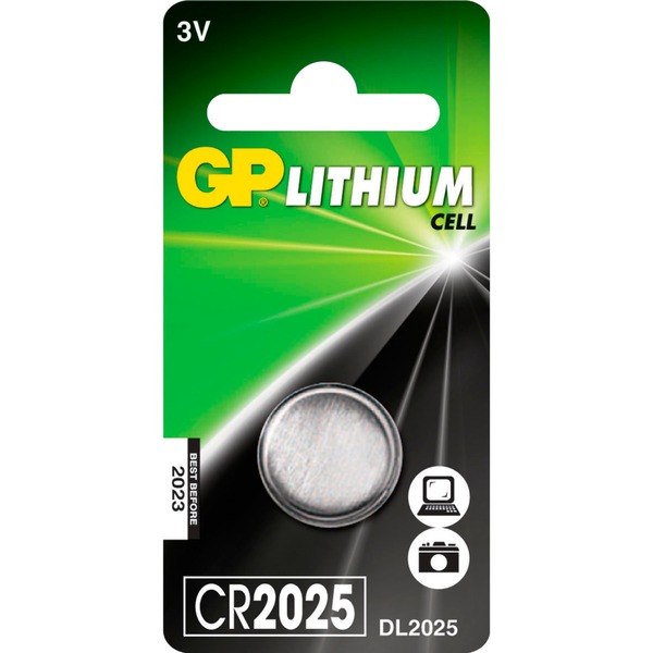 Veroveren Snoep Glimmend GP Batteries CR2025 batterij Retail