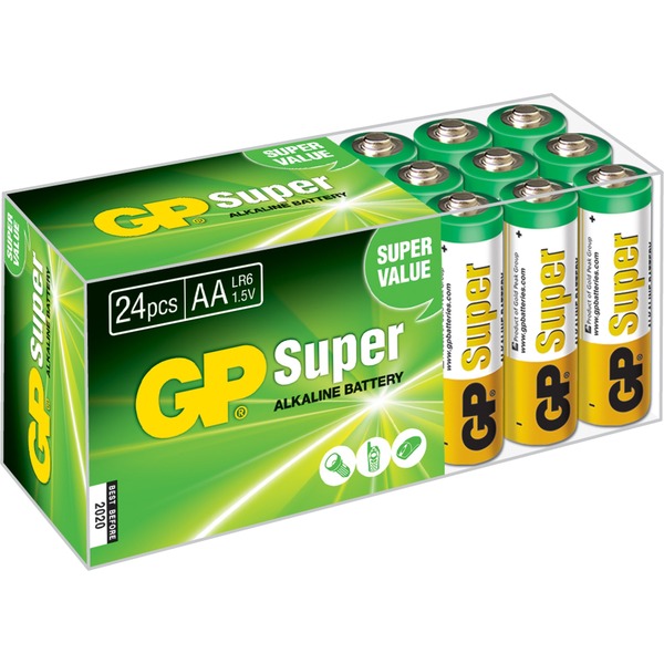 GP Batteries Super Alkaline 24x AA Multipack batterij 24 stuks