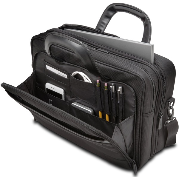 Kensington Contour 2.0 Business Laptop Briefcase laptoptas Zwart