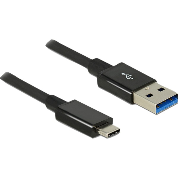 blok Tussendoortje Ruïneren DeLOCK USB 3.1 Gen 2 type C > USB type A aansluiting kabel Zwart, 1 meter