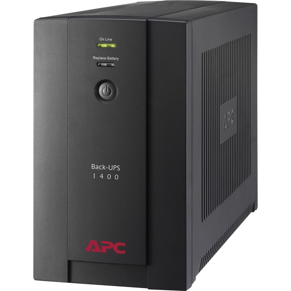per ongeluk viel Ambient APC Back-UPS 1400VA noodstroomvoeding Zwart, 6x C13, USB, BX1400UI