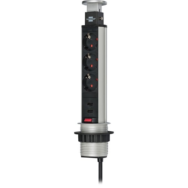 Tower Power stekkerdoos met USB stekkerdoos