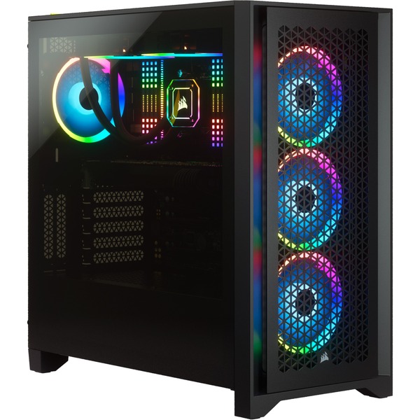 Corsair 4000D AIRFLOW Tempered Glass towerbehuizing Zwart, USBA 3.2