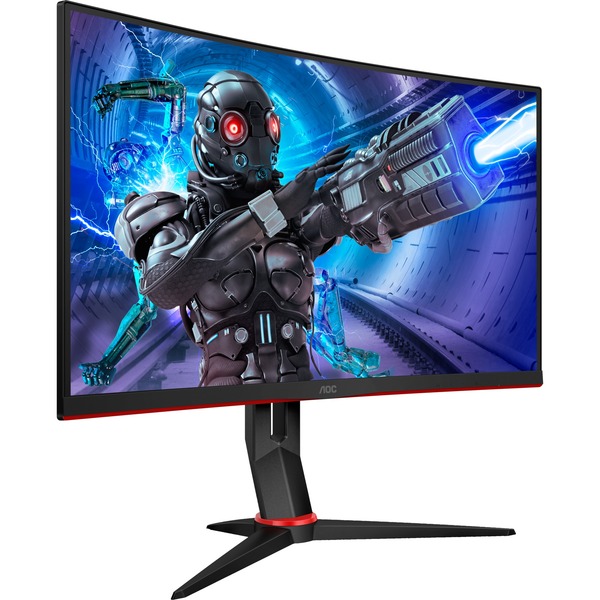 AOC C27G2ZE/BK 27" Curved gaming monitor Zwart/rood, 2x HDMI