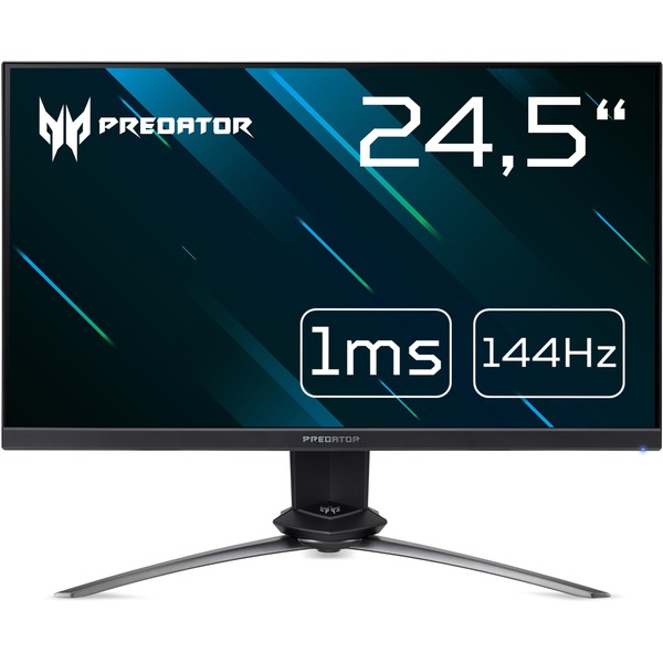 Acer Predator XB253QGP 24.5" Gaming Monitor Zwart, 2x HDMI, DisplayPort, 5x USB-A 3.2 (5 Gbit/s), 144 Hz