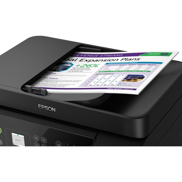 Epson EcoTank ET-4700 all-in-one printer Zwart, Printen, Scannen, Kopiëren, Faxen, (W)LAN