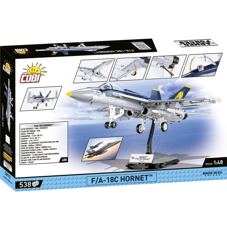 COBI Armed Forces - F/A-18C Hornet Constructiespeelgoed Schaal 1:48
