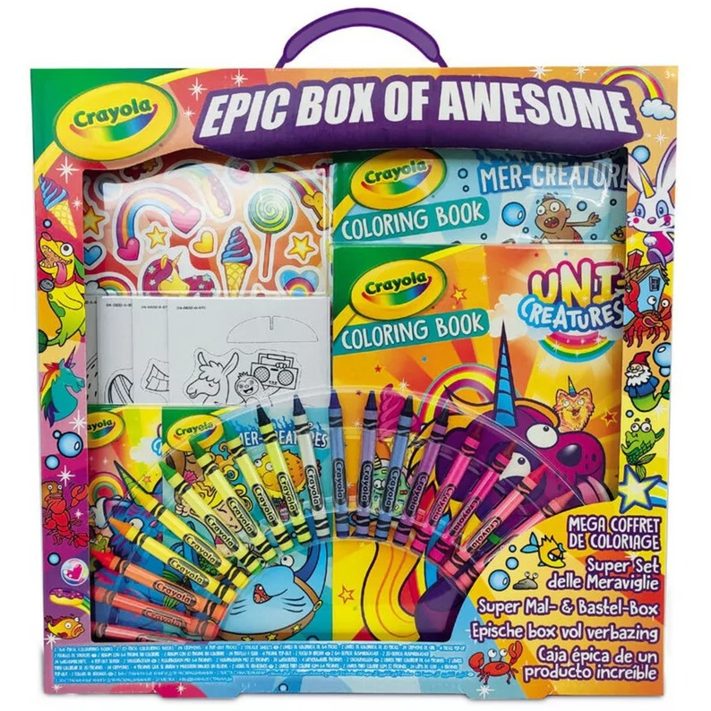 Crayola Epic Box of Awesome Creativity Set tekenen
