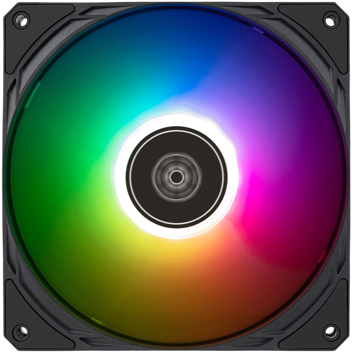 SilverStone Air Slimmer 140 ARGB case fan Zwart, 140 x 15 x 140 mm, PWM