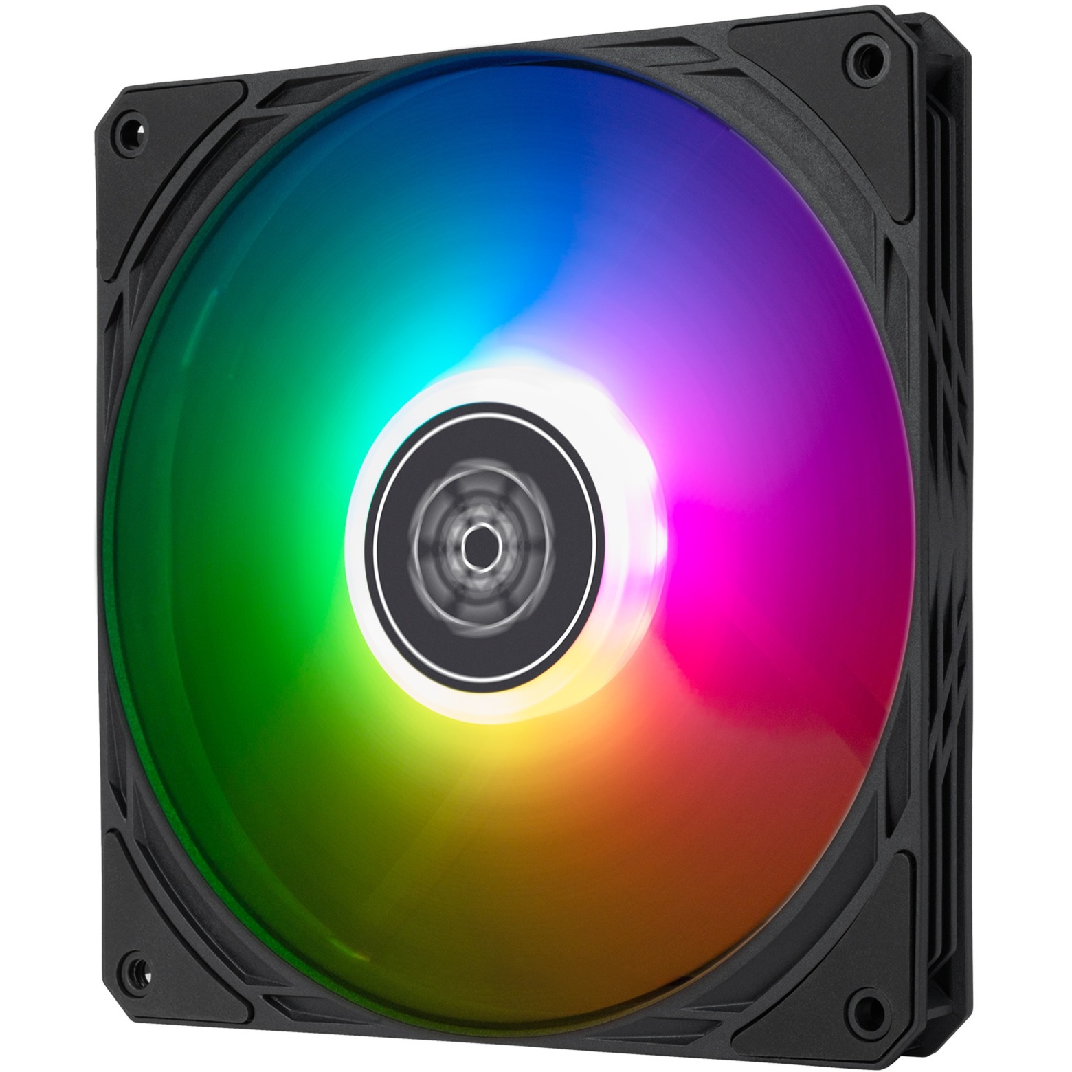 SilverStone Air Slimmer 140 ARGB case fan Zwart, 140 x 15 x 140 mm, PWM