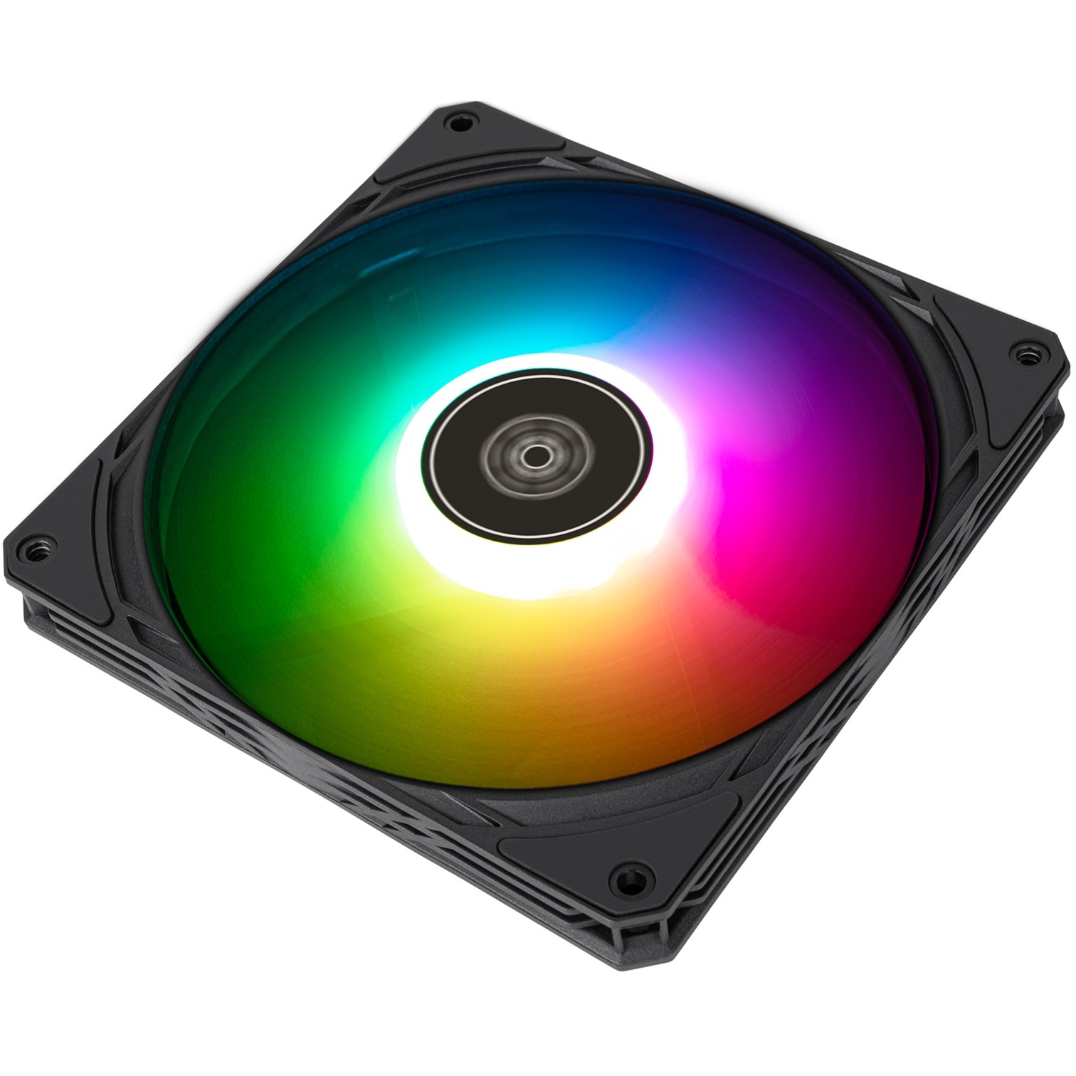 SilverStone Air Slimmer 140 ARGB case fan Zwart, 140 x 15 x 140 mm, PWM