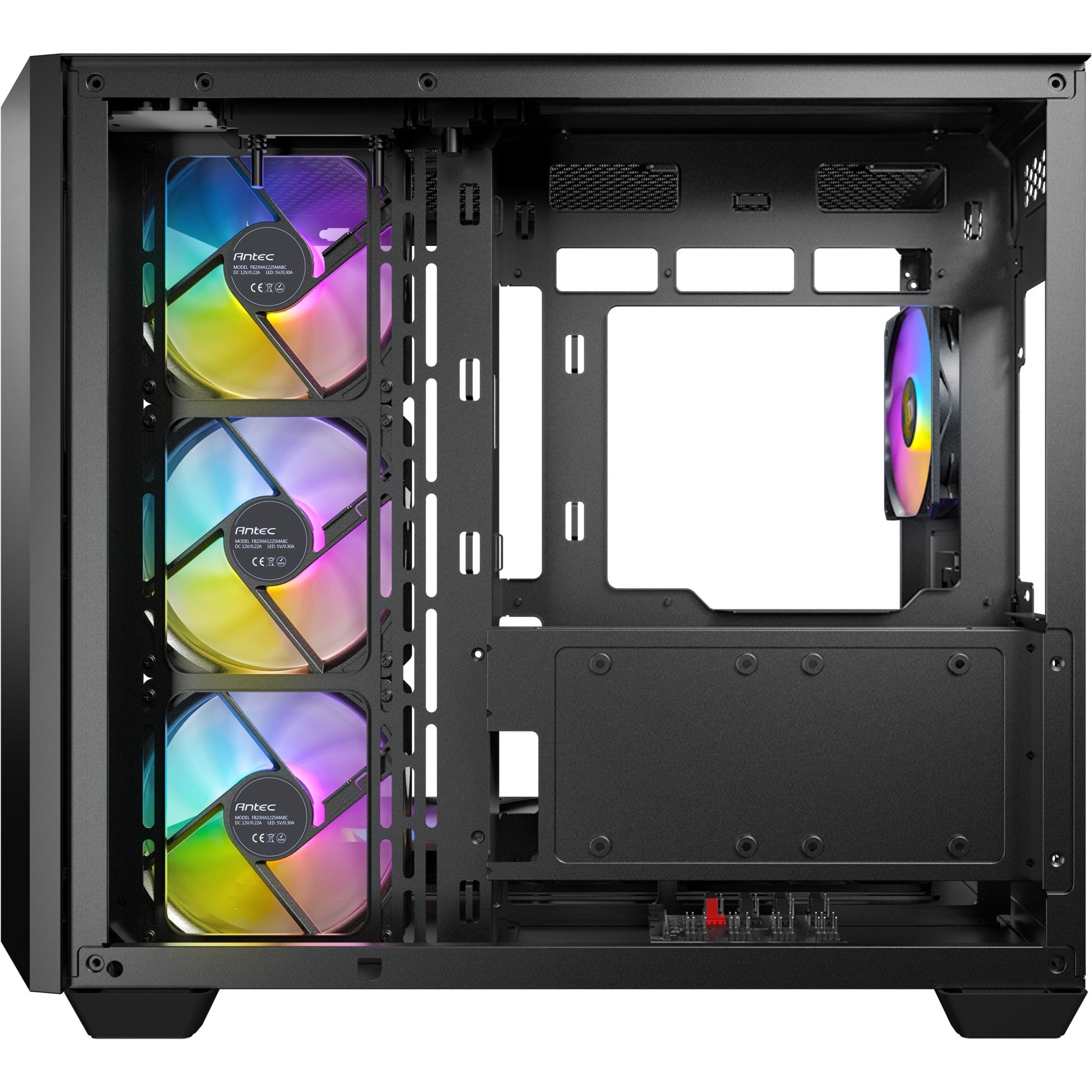 Antec CX800 Wood aRGB - Caja ATX con detalles de madera