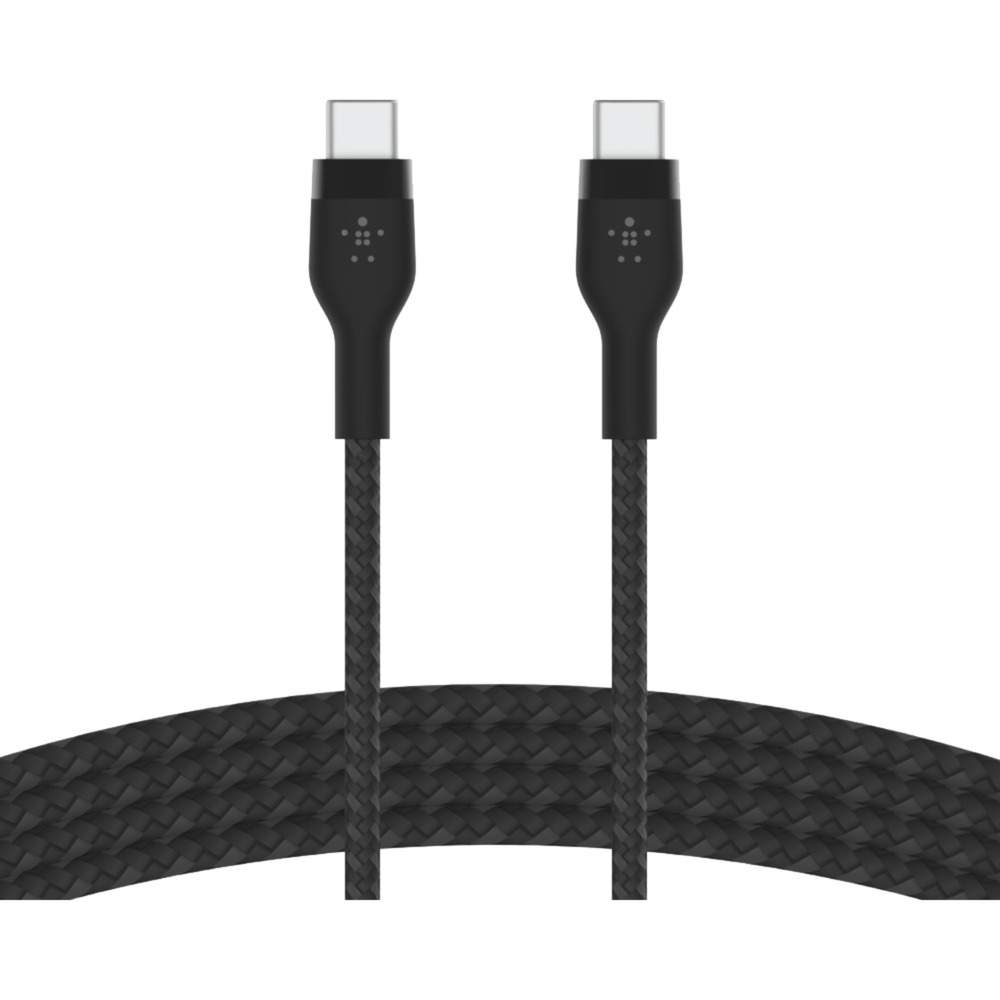Belkin BoostCharge Pro Flex USB-C > USB-C kabel Zwart, 2 meter, 60 W