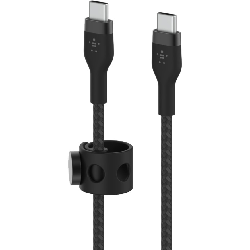 Belkin BoostCharge Pro Flex USB-C > USB-C kabel Zwart, 2 meter, 60 W