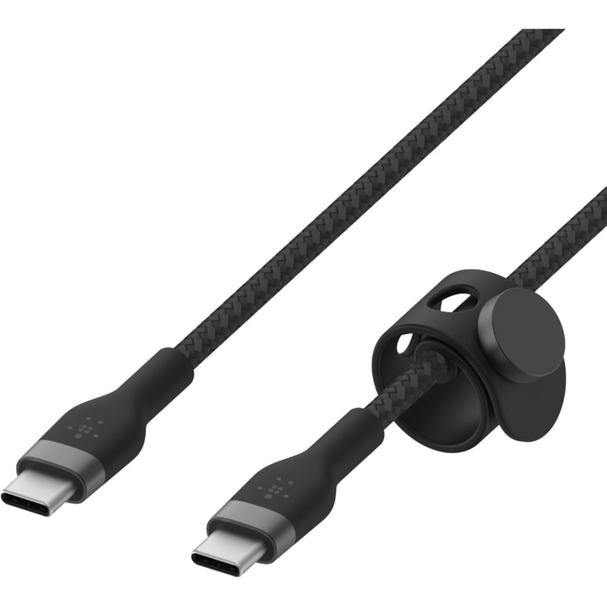 Belkin BoostCharge Pro Flex USB-C > USB-C kabel Zwart, 2 meter, 60 W