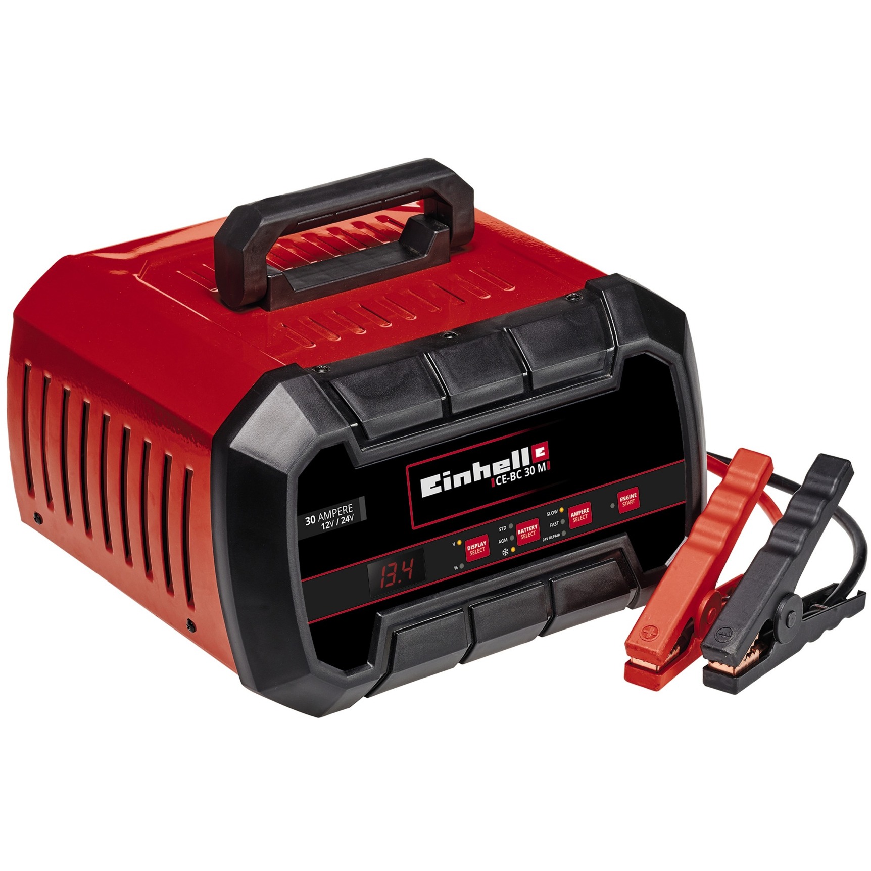 EINHELL CE-BC 30 M Acculader oplader Rood/zwart
