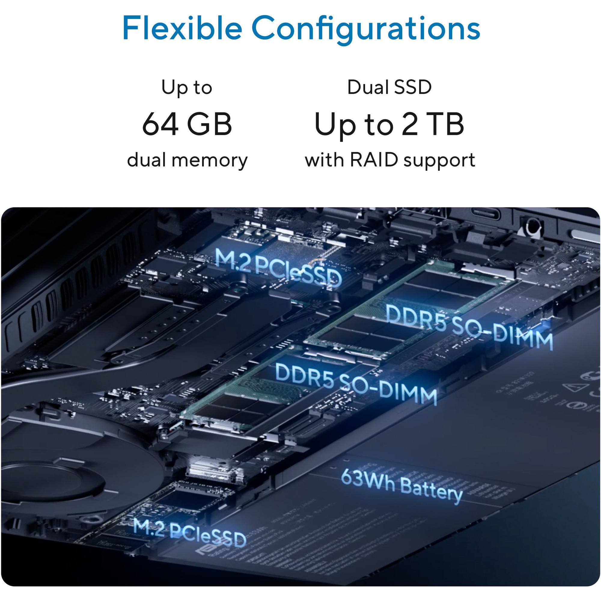 ASUS ExpertBook B5 B5405CCA-LY0020X 14"  laptop Zwart | Core Ultra 7 255H | Arc 140T | 16 GB | 512 GB SSD