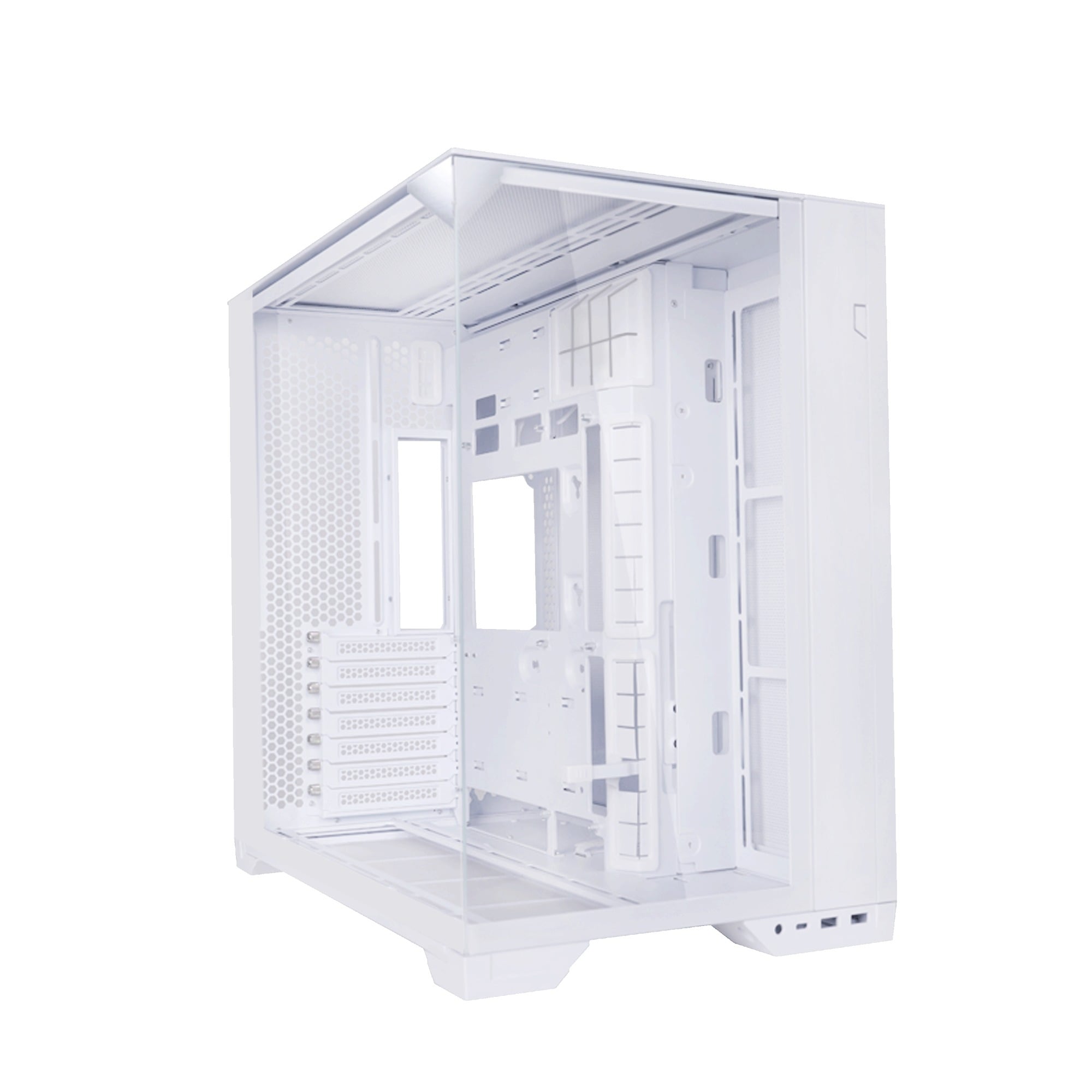Lian Li O11 Vision Compact midi tower behuizing Wit | 2x USB-A | 1x USB