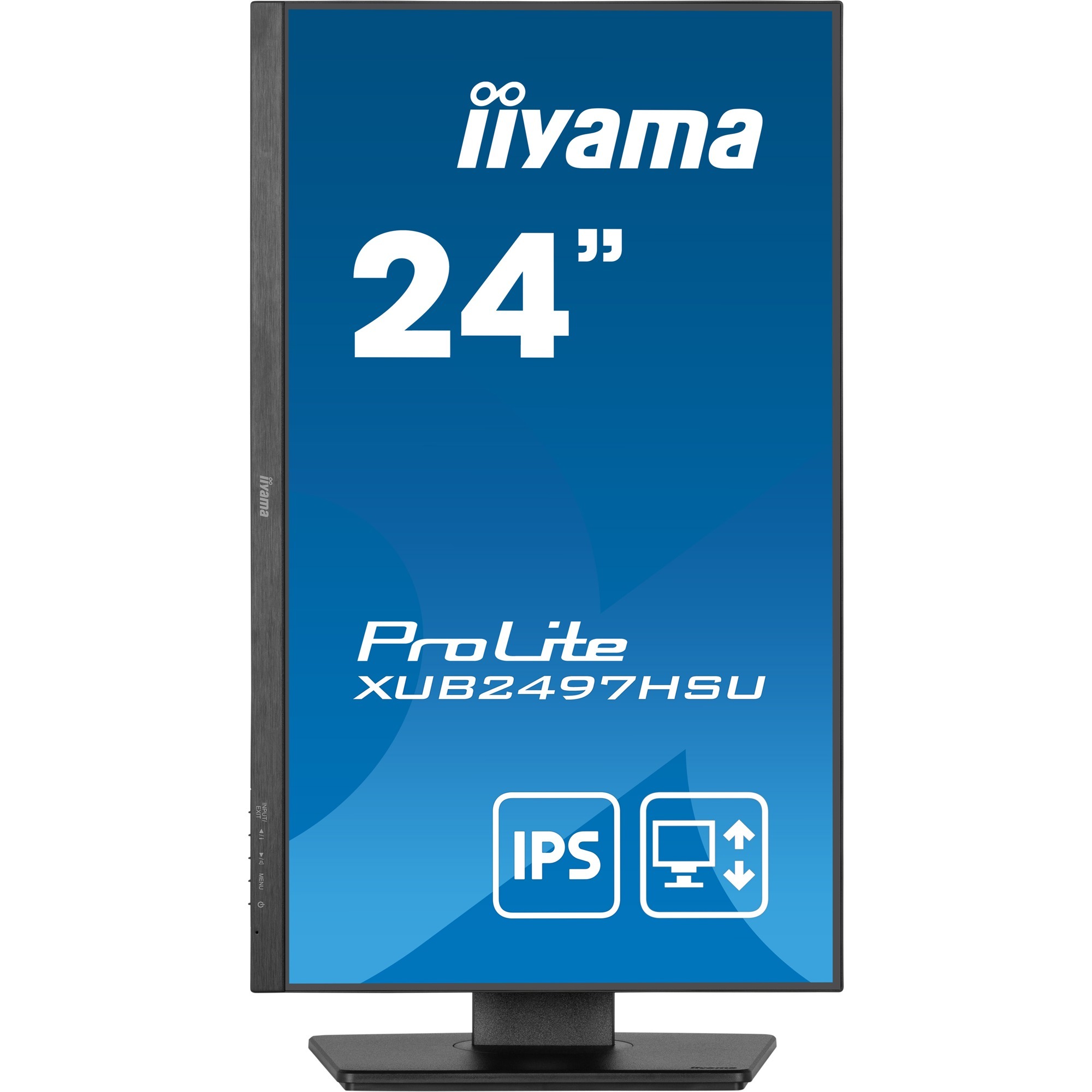 iiyama ProLite XUB2497HSU-B2 23.8" monitor Zwart, 100 Hz, HDMI, DisplayPort, USB, Audio