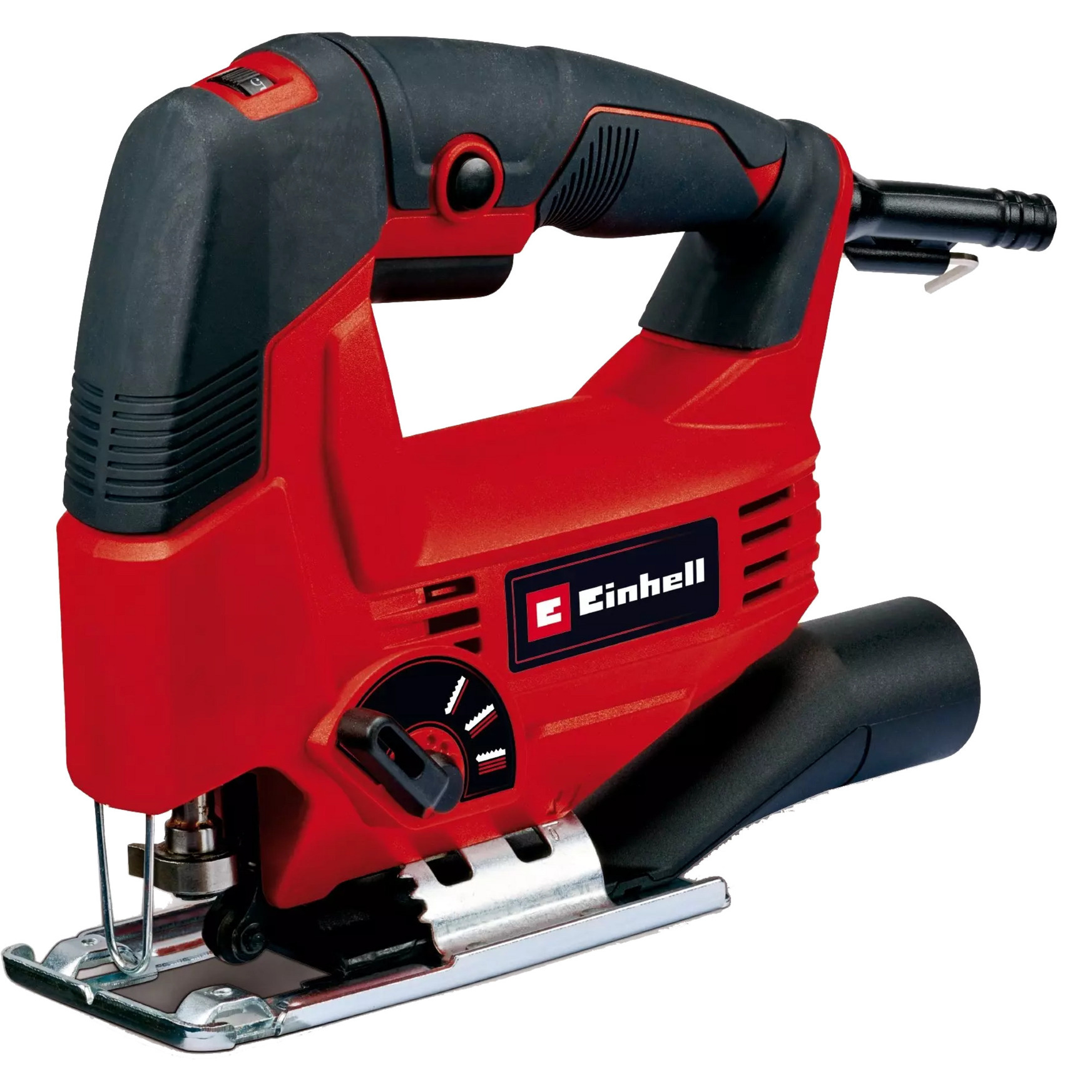 EINHELL TC-JS 80/1 Kit decoupeerzaag Rood/zwart, Incl. koffer en drie zaagbladen (T-schacht)