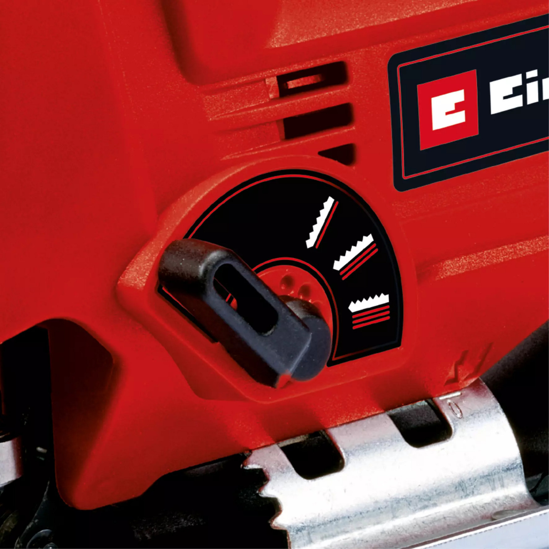 EINHELL TC-JS 80/1 Kit decoupeerzaag Rood/zwart, Incl. koffer en drie zaagbladen (T-schacht)