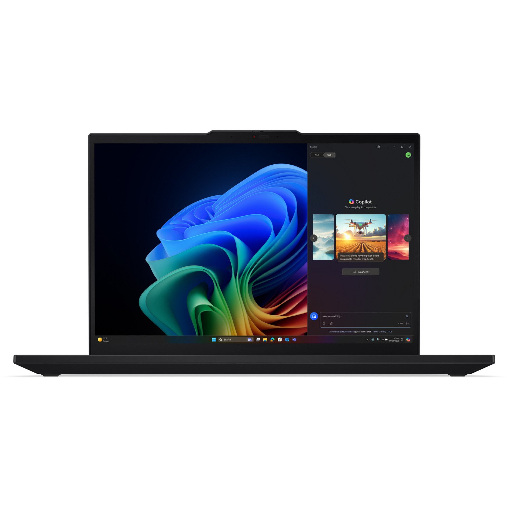 Lenovo ThinkPad T16 Gen 4 (21QN0015MH) 16"  Copilot+ laptop Zwart |  Ryzen AI 7 PRO 350 | Radeon 860M | 32 GB | 1 TB SSD