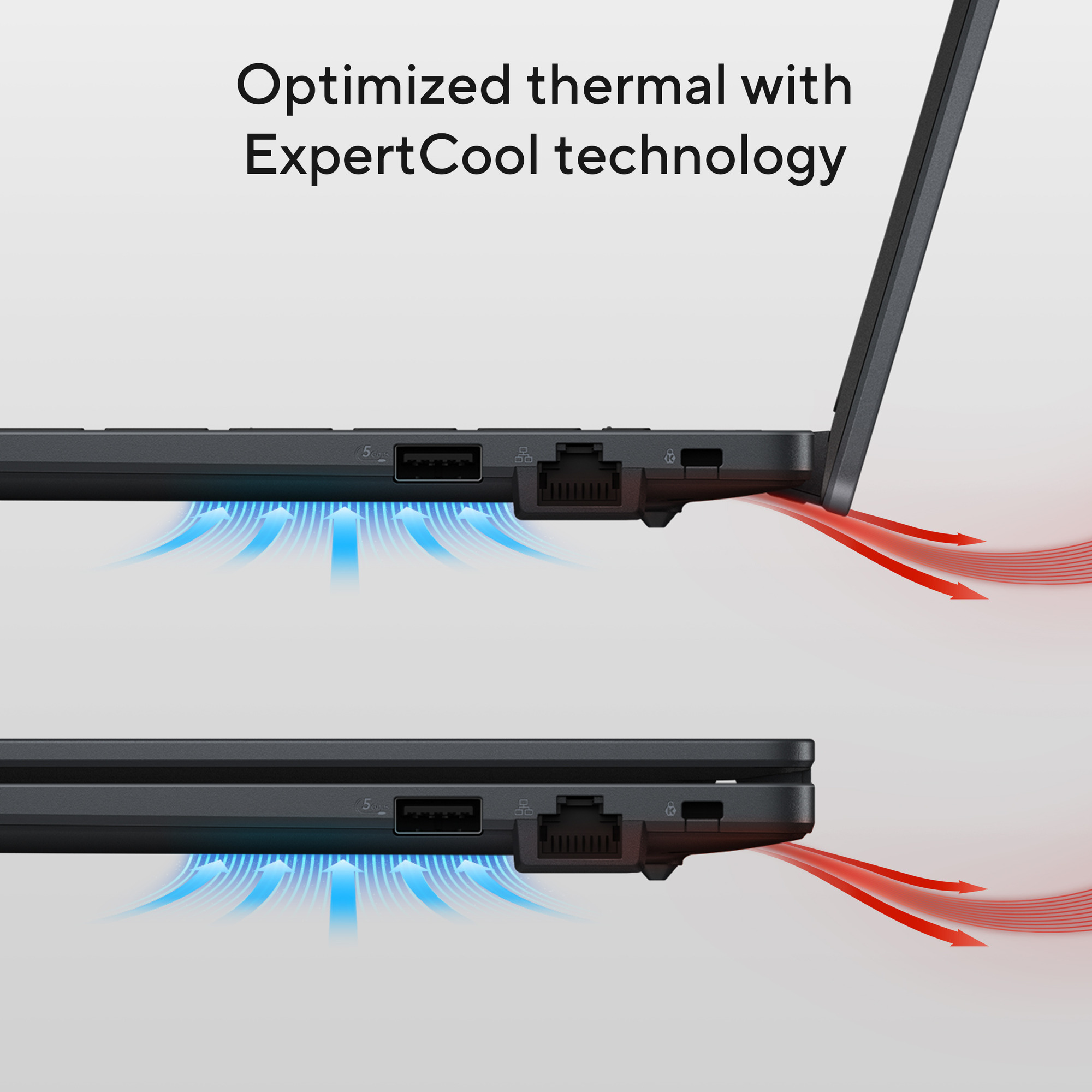 ASUS ExpertBook B1 B1403CVA-S63661XA 14"  Copilot+ laptop Grijs | Core i5-13420H | UHD Graphics | 8 GB | 256 GB SSD