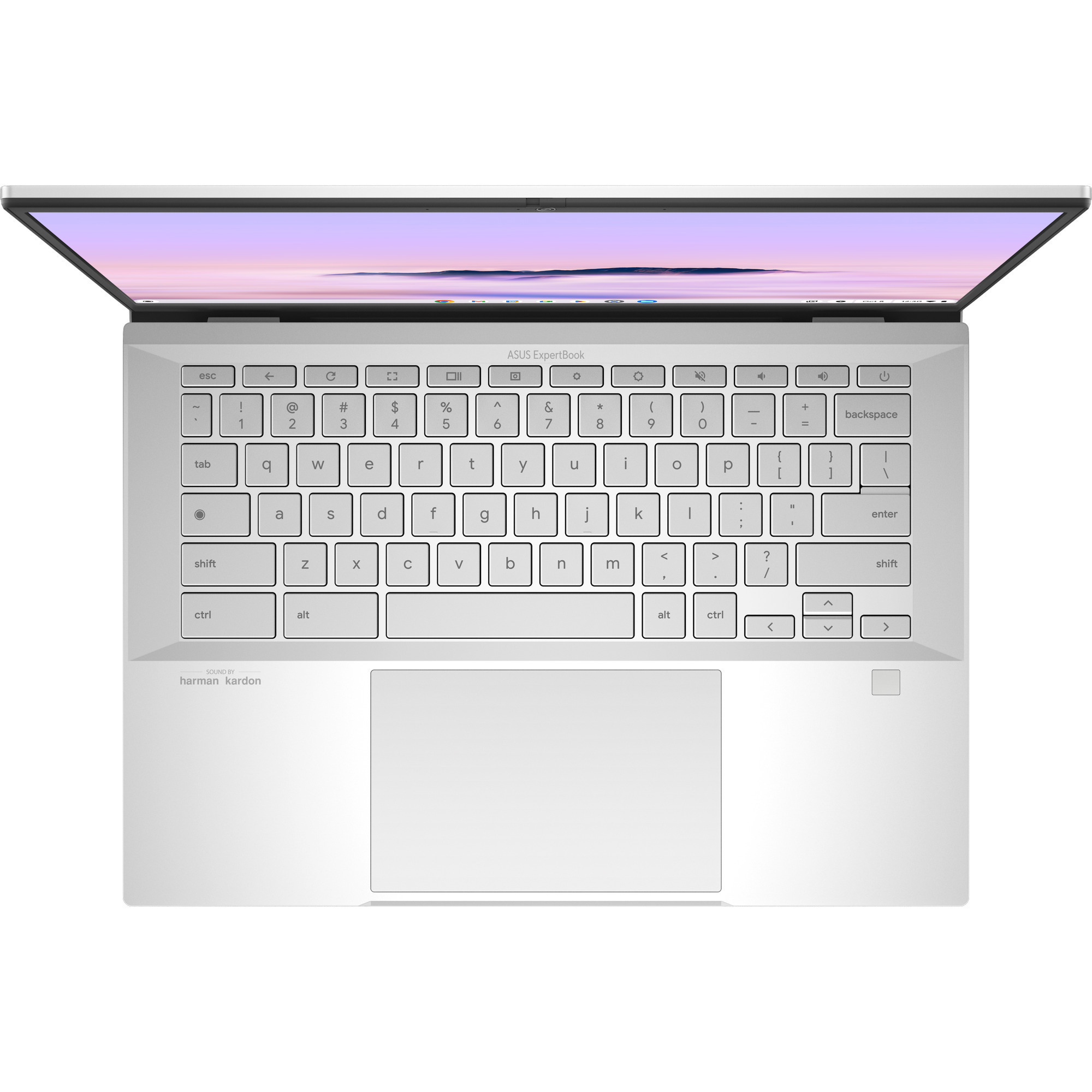 ASUS ExpertBook CX54 Chromebook Plus Enterprise CB5403CMA-QM0260 14"  laptop Zilver | Core Ultra 5 115U | Intel Graphics | 16 GB | 128 GB SSD | Touch