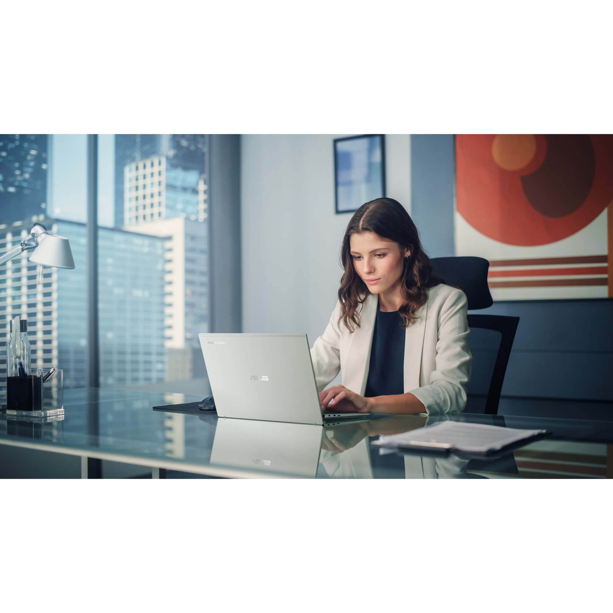 ASUS ExpertBook CX54 Chromebook Plus Enterprise CB5403CMA-QM0260 14"  laptop Zilver | Core Ultra 5 115U | Intel Graphics | 16 GB | 128 GB SSD | Touch