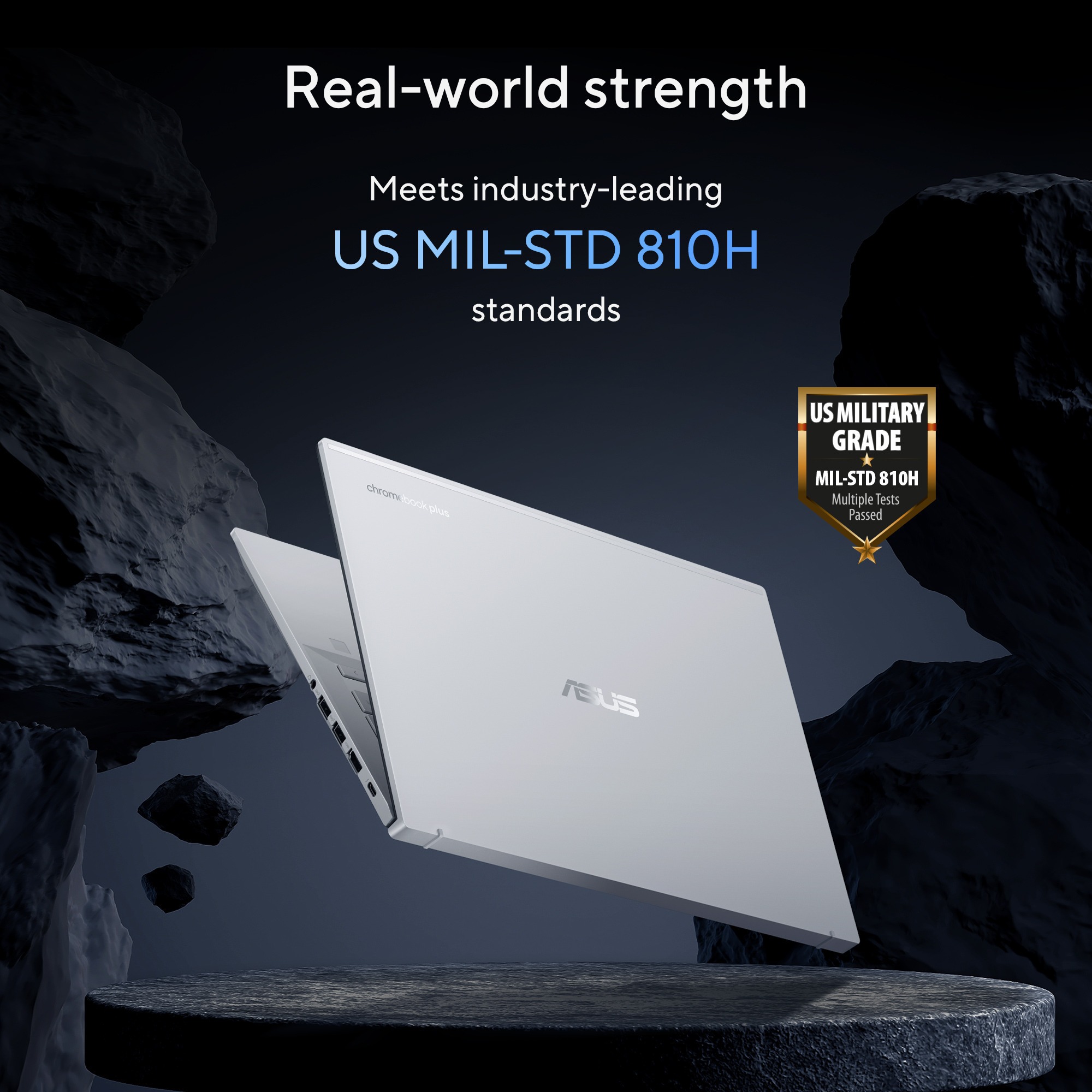 ASUS ExpertBook CX54 Chromebook Plus Enterprise CB5403CMA-QM0260 14"  laptop Zilver | Core Ultra 5 115U | Intel Graphics | 16 GB | 128 GB SSD | Touch