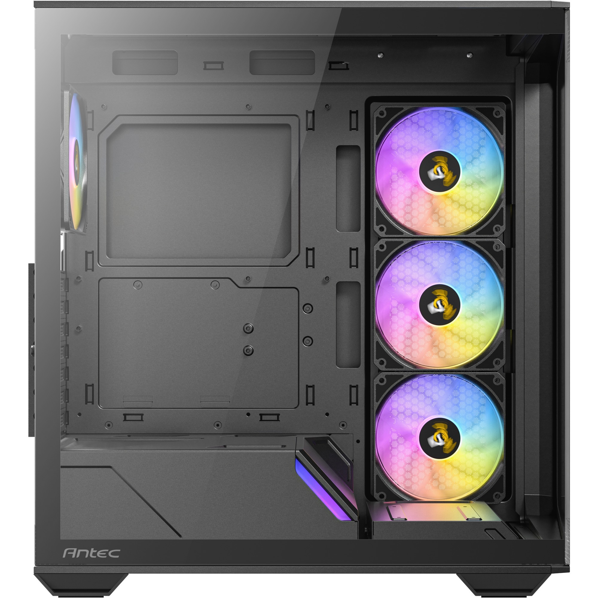 Antec C3 ARGB midi tower behuizing Zwart | 1x USB-A | 1x USB-C | Tempered Glass