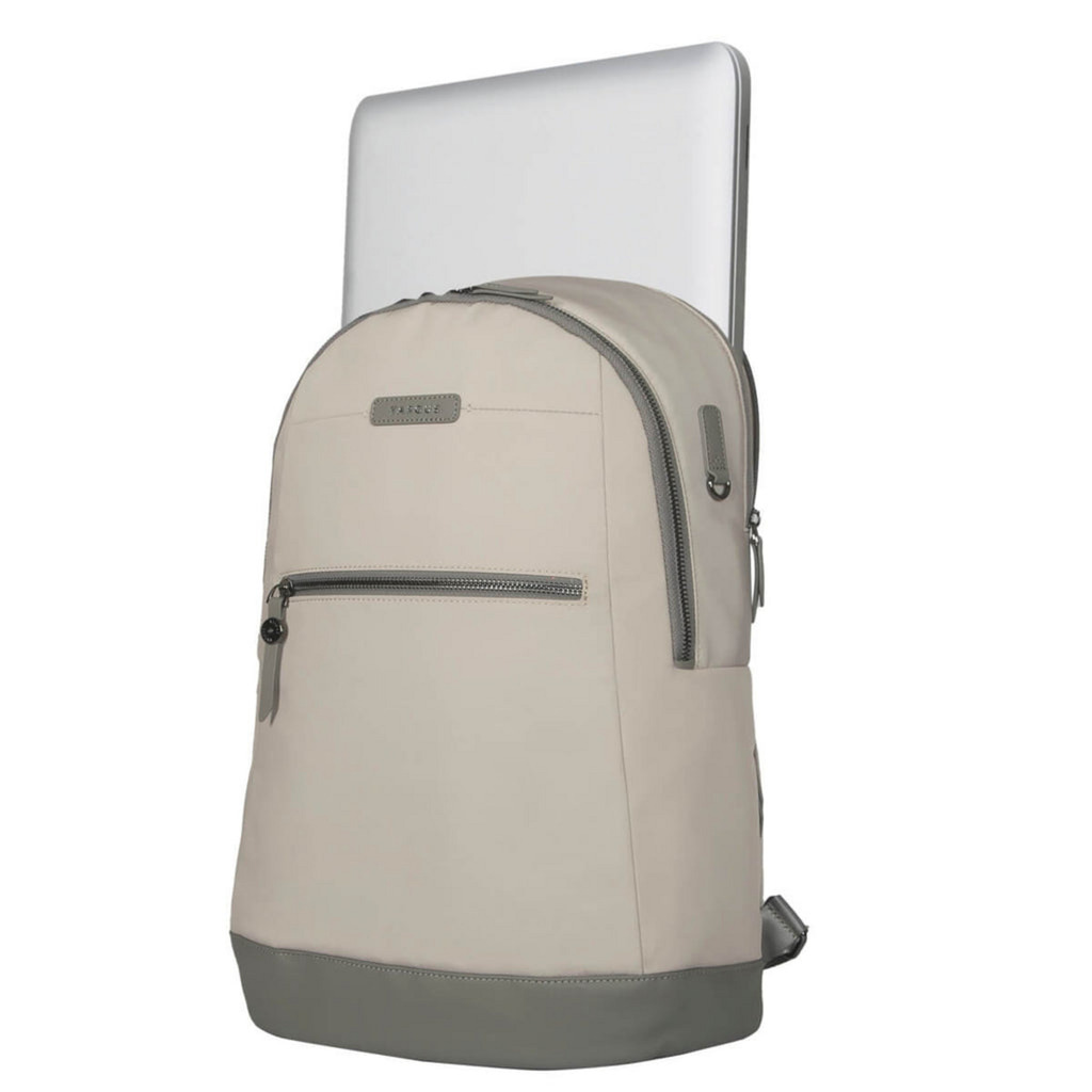 Targus 15-16" Ávila Backpack - French Oak rugzak Lichtbeige