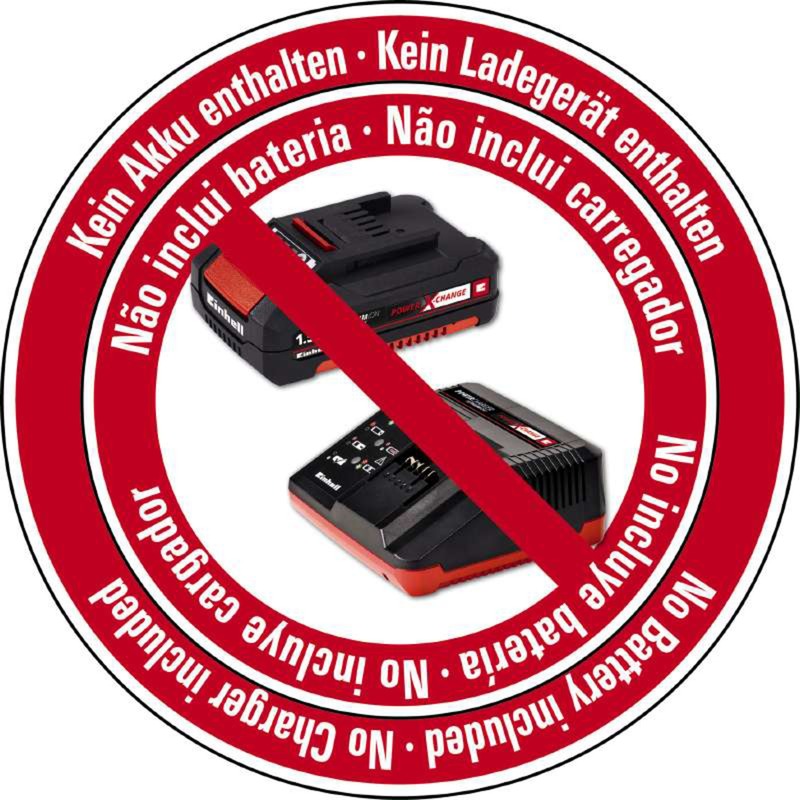 EINHELL TE-CI 18/1 Li-Solo slagmoersleutel Rood/zwart, Accu en oplader niet inbegrepen