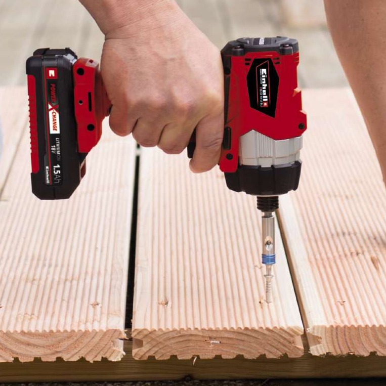 EINHELL TE-CI 18/1 Li-Solo slagmoersleutel Rood/zwart, Accu en oplader niet inbegrepen