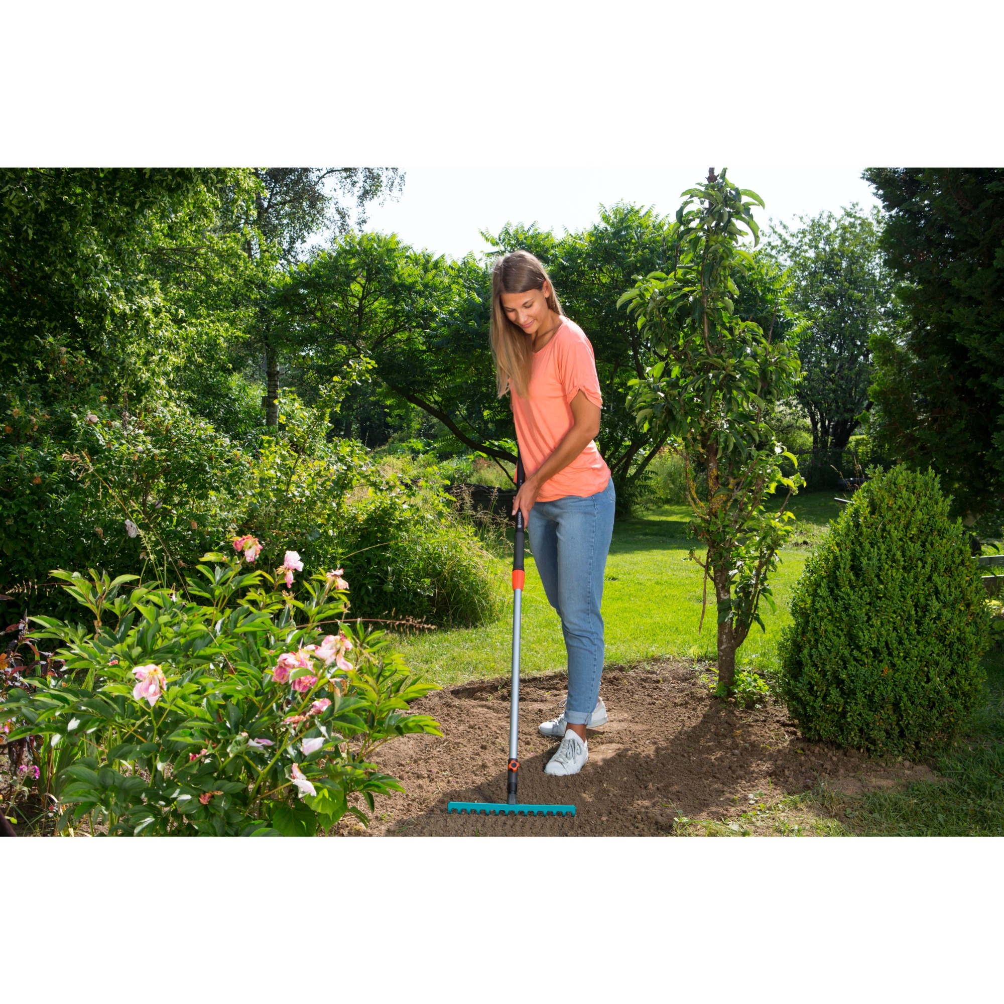 GARDENA Combisystem telescoopsteel 90 - 145 cm Antraciet/oranje, 3719-20