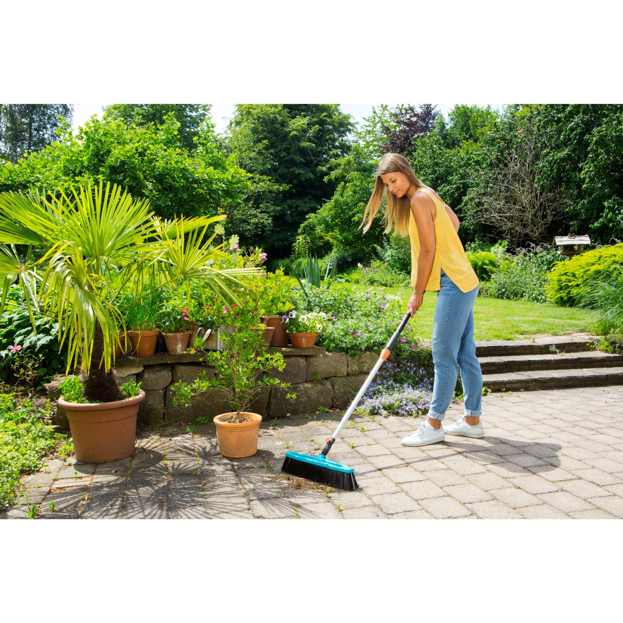 GARDENA Combisystem telescoopsteel 90 - 145 cm Antraciet/oranje, 3719-20