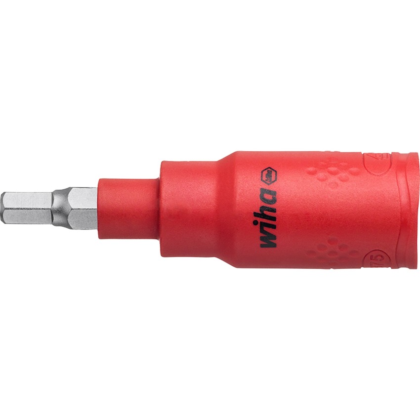 Wiha Ratelsleutelset geïsoleerd 3/8" dopsleutel Rood/geel, 20-delig in koffer