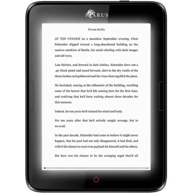 Icarus Illumina 6 E-reader ereader Zwart, Verlichting, Touchscreen, Wifi Icarus Illumina 6 E-reader ereader Zwart, Verlichting, Touchscreen, Wifi