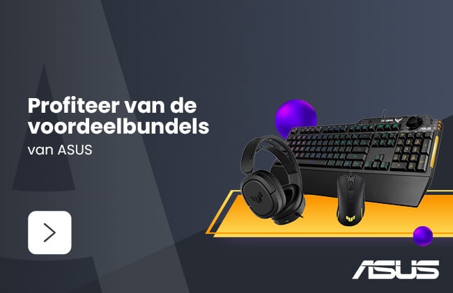 Ontdek en profiteer van de ASUS voordeelbundels en bespaar