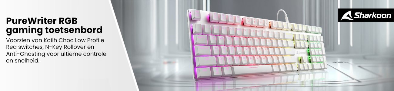 Sharkoon PureWriter RGB, gaming toetsenbord