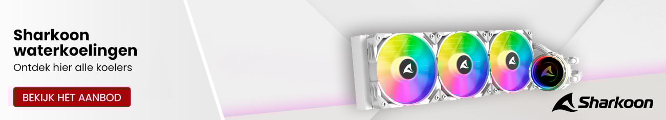 Listingbanner- Sharkoon waterkoelingen