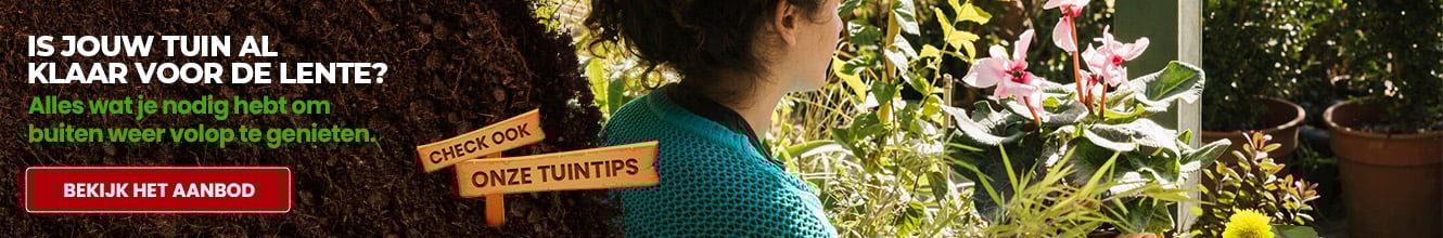 PRoductbanner - Tuin-Klussen  voordeel
