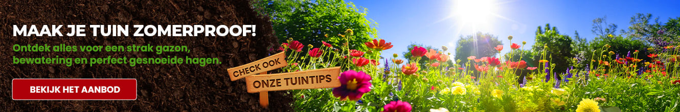 PRoductbanner - Tuin-Klussen  voordeel